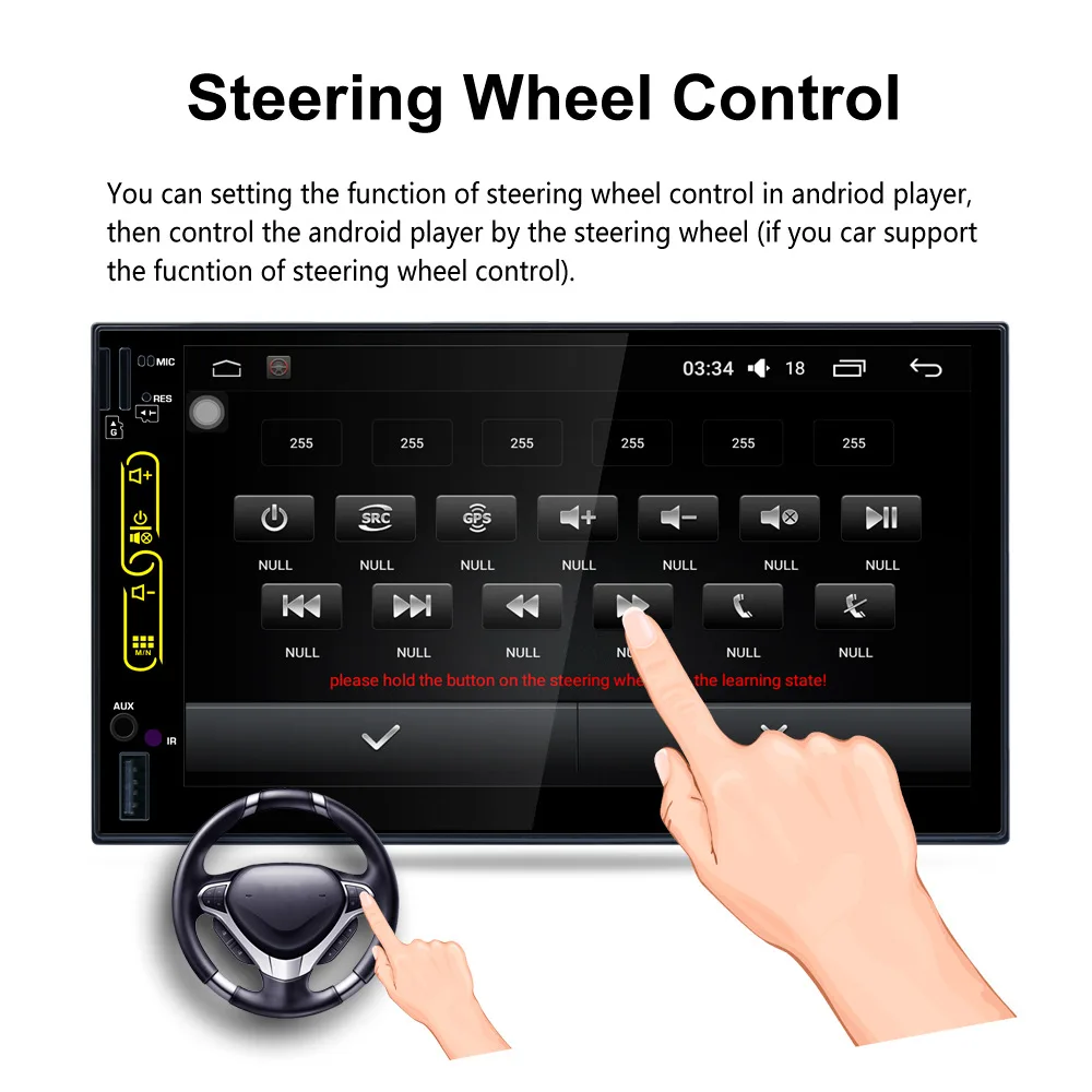 Clearance 7 " GPS Full Touch Screen Navigation Machine Auto Quad-core MP5 Dual-spindle Bluetooth Hands-free Rear View Truck Recorder 10