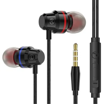 

M5 Stereo Wire Earphone Headset With Microphone Volume Control Earbuds Bass Headset for Phones Iphone Xiaomi ear phone