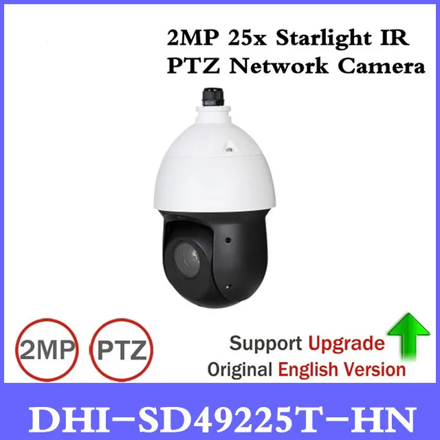 

DH 2MP 25x Starlight IR PTZ Network Camera SD49225T-HN High Speed IP Dome Camera 16X Digital Zoom IP66 Waterproof Network Cam