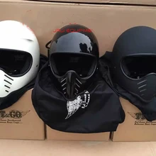 Ghost Rider мотоциклетный шлем аутентичный Томпсон Ретро внедорожный мотоциклетный шлем колокольчик MOTO3 маленький шлем тело