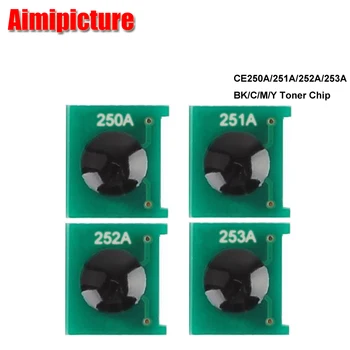 

504A CE250A CE251A CE252A CE253A Toner Cartridge Chip 250a For HP Color LaserJet3525/CM3530 5sets 20pcs/lot
