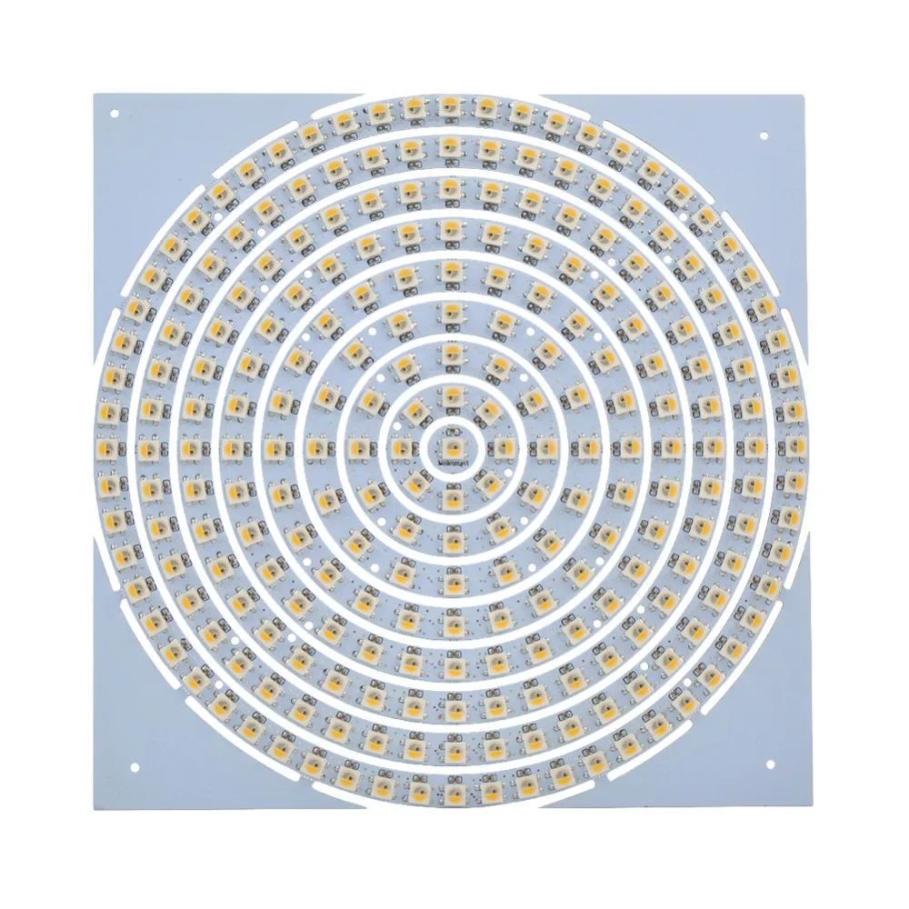 

Mokungit 1 8 12 16 24 32 40 48 60 93 241 Bits LEDs SK6812 RGBW RGBWW SMD 2700-6500K LED Ring Light with Integrated Module DC5V