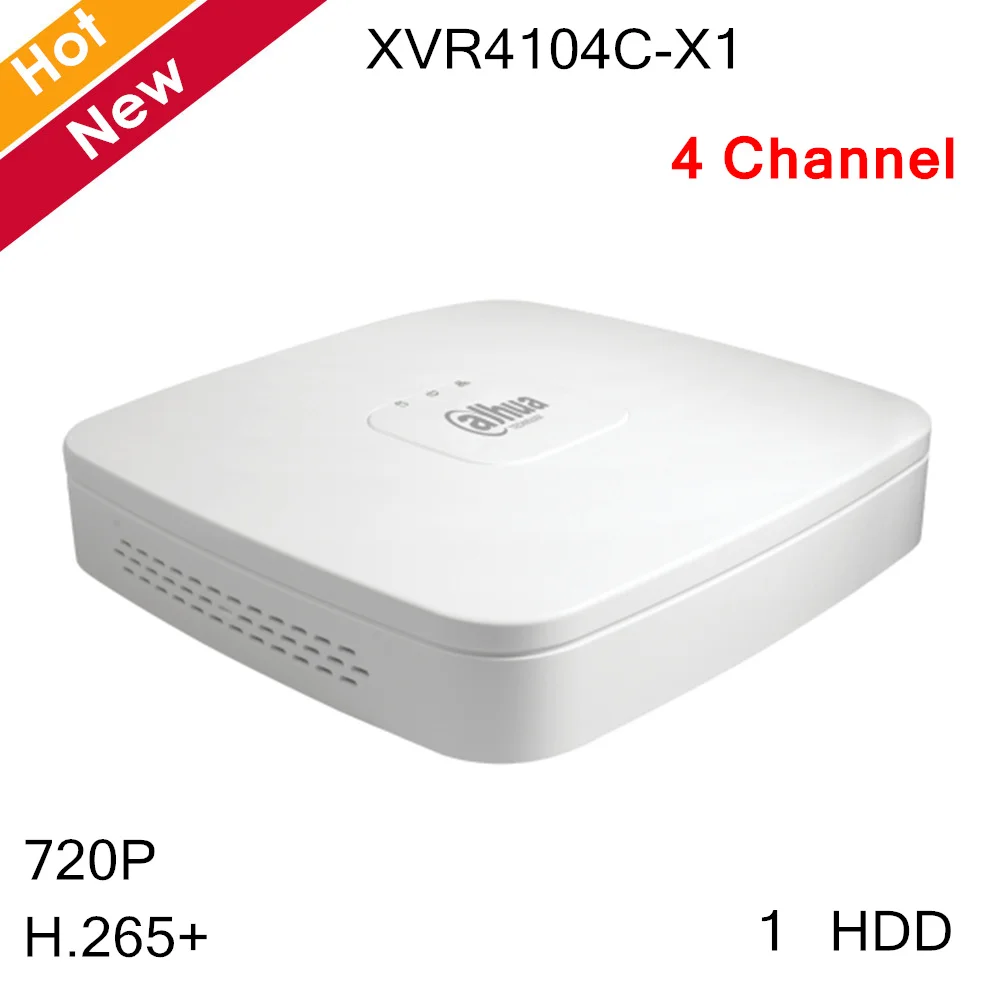 Видеорегистратор Dahua серии XVR 4-канальный Lite 720P H.265 + поддержка 1 SATA HDD до 6 ТБ макс. 5