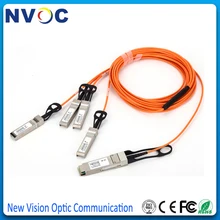 40G QSFP+ до 4* SFP+ 1M(3ft) OM2 активный оптический кабель, 40G QSFP+ до 4x10G SFP+ секционный активный оптический кабель