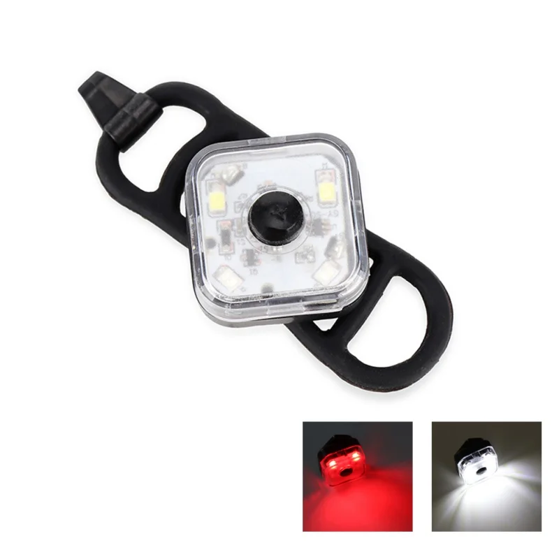 

Bicycle Light 120 Lumen LED Night Cycling Front Headlight Safety Taillight Running Backpack Warning Light With Battery Bike Lamp