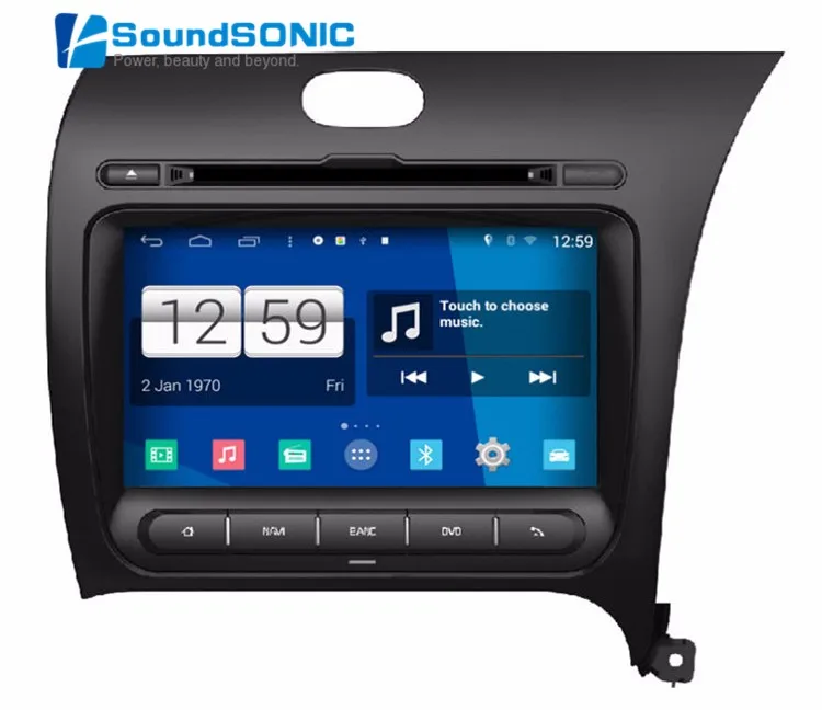 Top Android 4.4.4 For Kia Cerato K3 Forte 2013 2014 2015 (Right Drive) Car Radio Stereo DVD GPS Navigation Multimedia Headunit 10