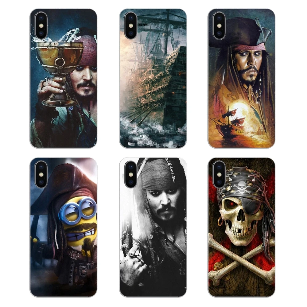 Прозрачный мягкий чехол для Motorola Moto X4 E4 E5 G5 G5S G6 Z Z3 G3 C Play Plus Пираты Карибского моря