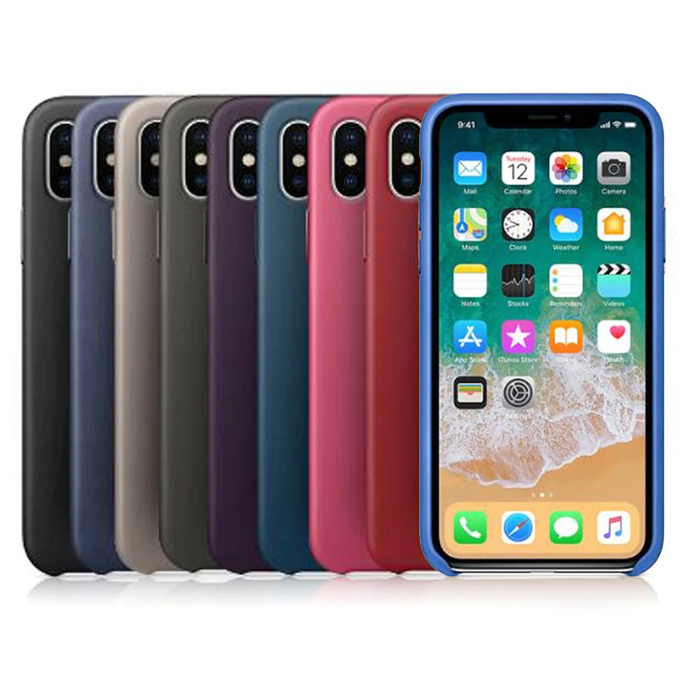 Роскошный кожаный чехол для iPhone XR XS MAX X 7 8 7 Plus 8 Plus