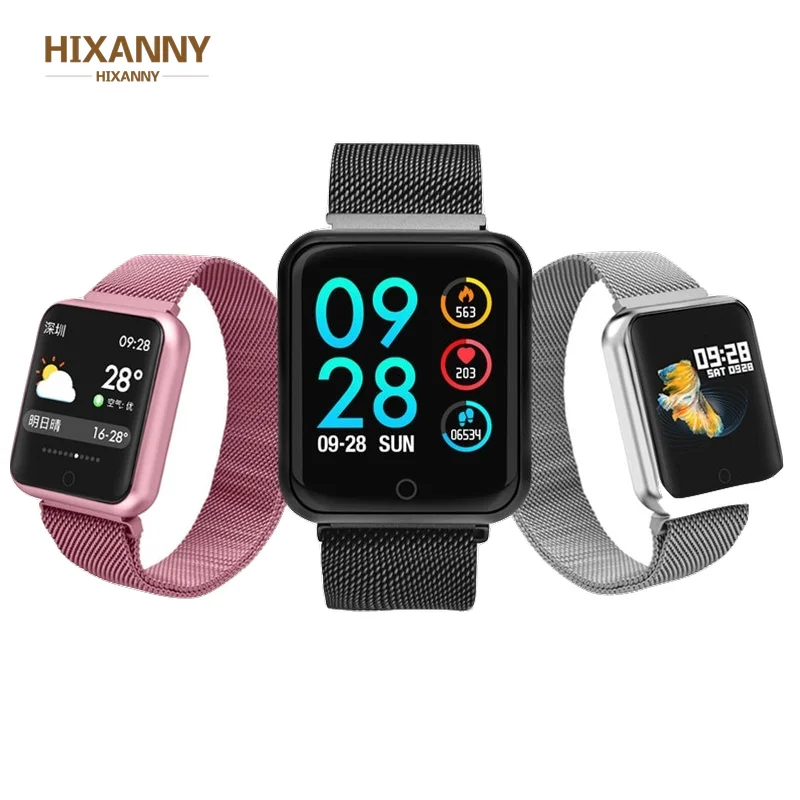 

HIXANNY Sports Smart Watch fitness bracelet activity tracker heart rate monitor blood pressure for ios Android apple iPhone 6 7