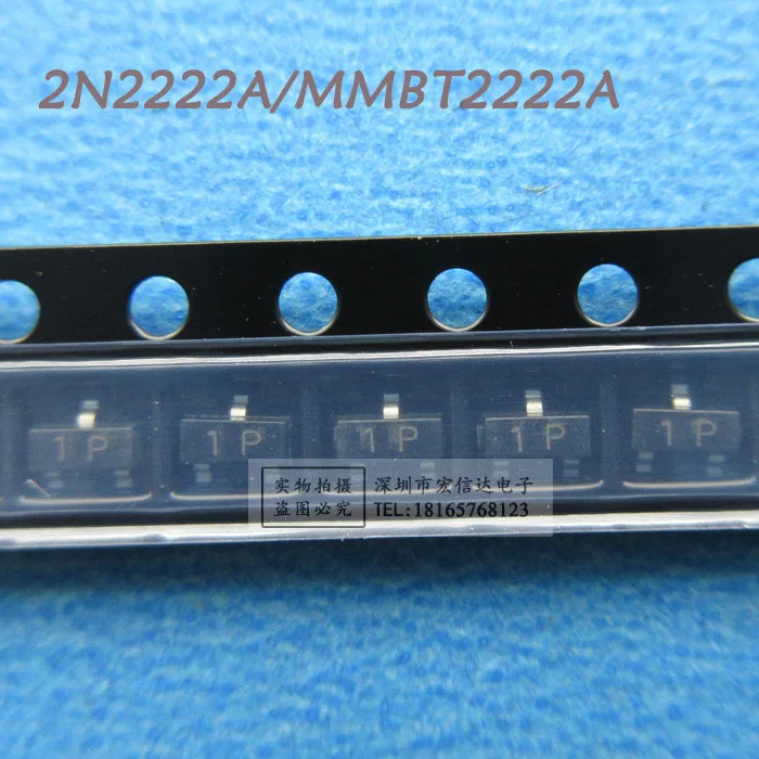 Free shipping MMBT2222A 2N2222A Transistor SMD 1P screen SOT-23 new original | Электронные компоненты и