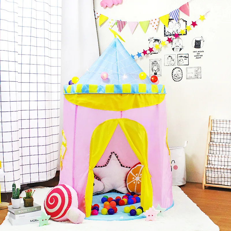 

Children's tent indoor play house girl princess tent boy game castle baby toy for kids birthday gifts