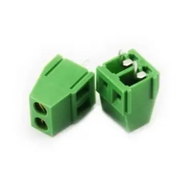 

20pcs/lot PCB Screw Terminal Block Connector KF128-2P pitch:5.0MM/0.2inch Green 5mm KF128 2Pins