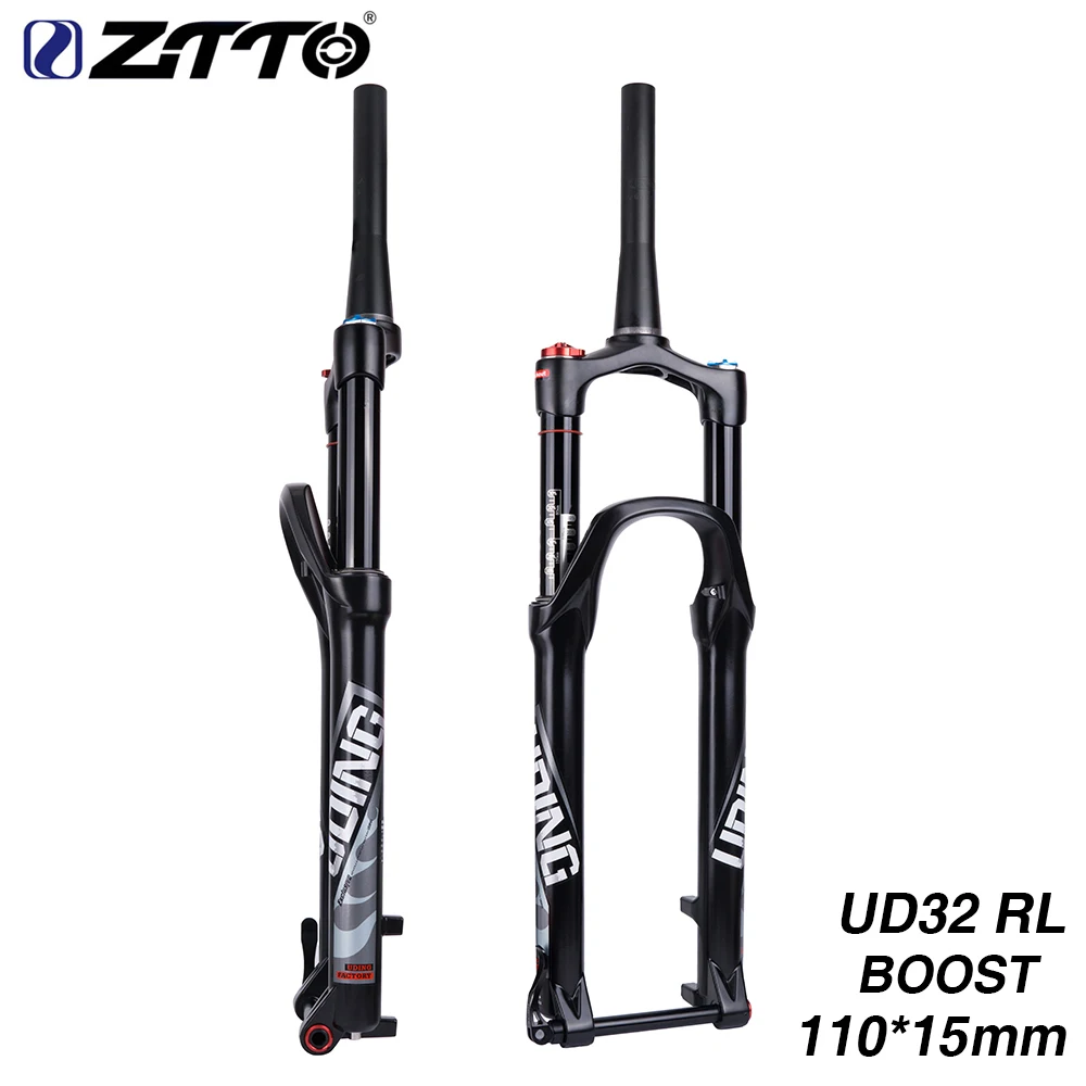 ZTTO UDING MTB велосипед 32 RL BOOST 140 мм Air 29 29er 27,5+ дюймов 3,0 29+ плюс 110 мм 110*15 вилка подвеска замок конический через ось