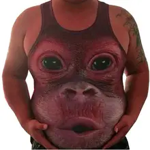 Snowshine YLI Мужская эластичная верхняя часть майки без рукавов с круглым вырезом