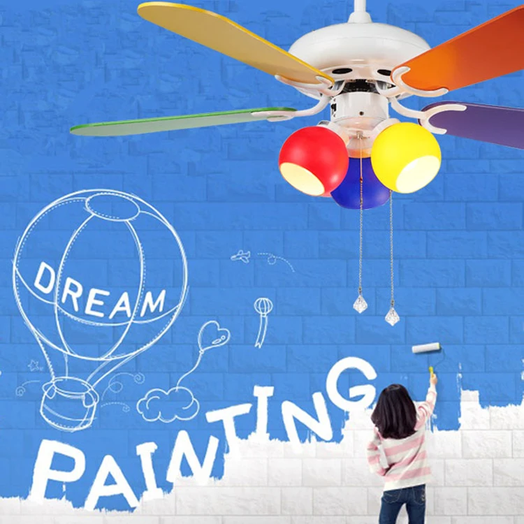 Us 243 37 29 Off Ventilatore Da Soffitto Modern Ceiling Fans Light For Child Kids Bedroom Living Room Ceiling Fan Fashion Ceiling Fan With Light In