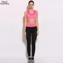 Новое поступление, женские комплекты для бега, противоударный, без косточек, имитация двух частей, спортивный бюстгальтер, брюки, комплект, женский спортивный костюм для йоги, для бега, Femme
