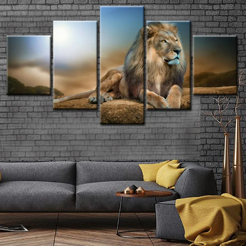 

Lion Poster Wall Art Canvas Painting Wall Pictures for Living Room Home Decor Nordic Decoration Art Print