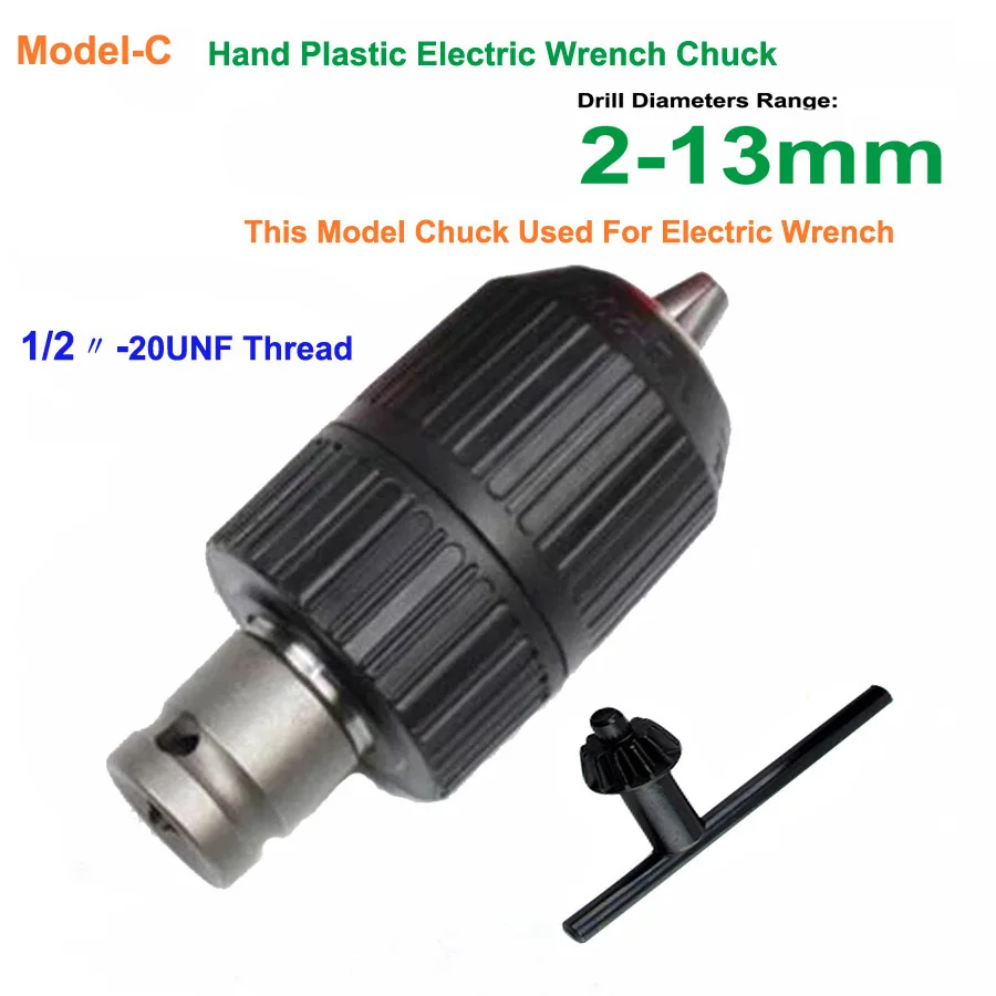 Electric Wrench and hammer drill Screwdriver Chuck Head set-04-