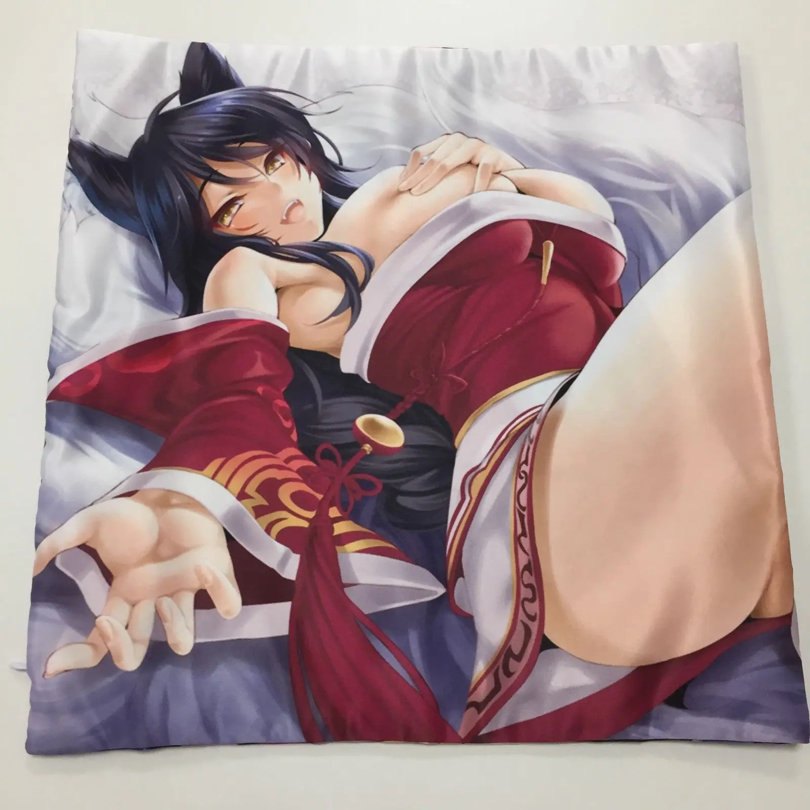 Новая игра Лига Легенд Ahri Двусторонняя Подушка Чехол s обнимая для подушки