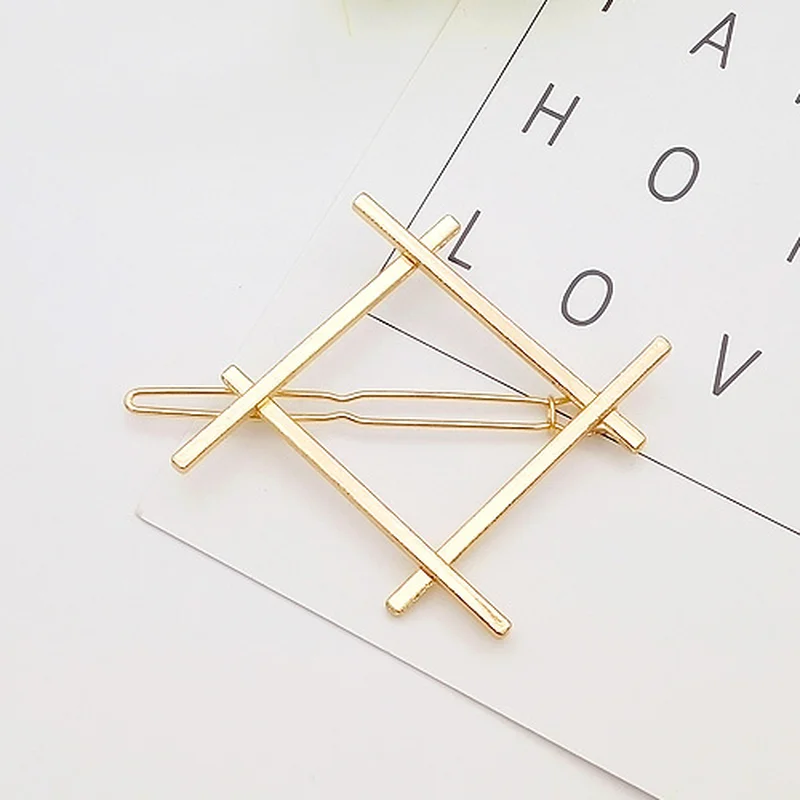 1 PC New Fashion Women Girls Hairpins Girls Geometry Cute Hair Clip Delicate Hair Pin Hair Decorations Jewelry Accessories 1 PC New Fashion Women Girls Hairpins Girls Geometry Cute Hair Clip Delicate Hair Pin Hair Decorations Jewelry Accessories