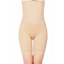 Женские брюки с высокой талией, женское облегающее нижнее белье, Утягивающие трусики, бесшовное корректирующее белье, большие размеры