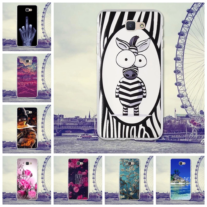 For Samsung Galaxy On5 (2016) Case 5.0 inch Shell Back Cover for Silicone Phone Bag Fashion Painting Skin | Мобильные телефоны и