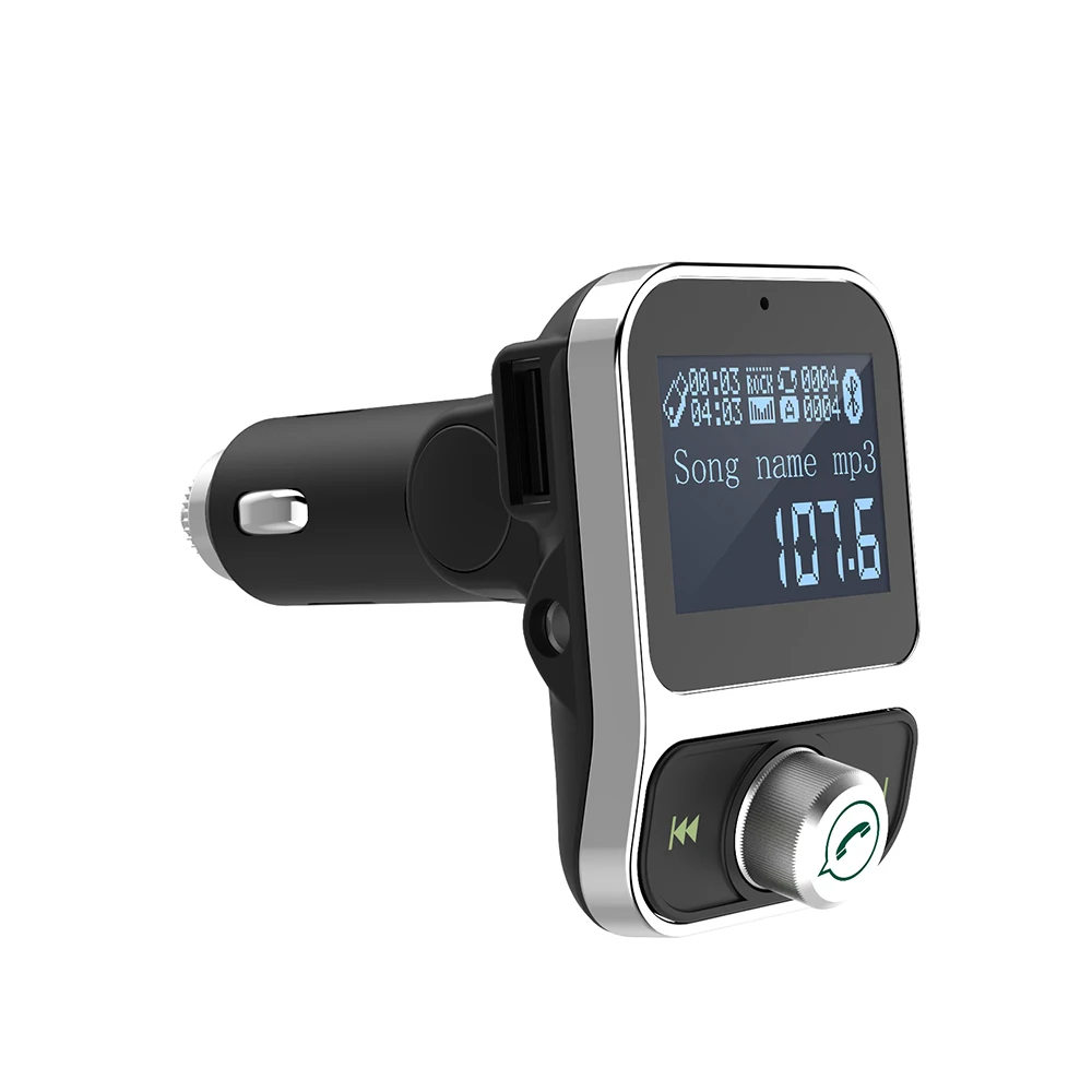 Car Mp3 Player Fm Transmitter Wireless Handsfree Car Kit Bluetooth For