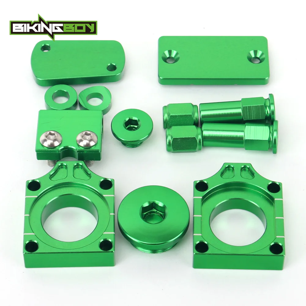 

BIKINGBOY CNC Billet Aluminium Alloy MX Motocross Offroad Bling Kits Set for Kawasaki KXF 250 KXF250 2008 2009 2010 08-10