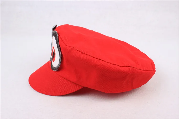 Оптовая продажа 50 шт. игры Super Mario Odyssey Hat взрослых Дети Аниме Косплэй Регулируемый Кепки ручной работы Бесплатная доставка
