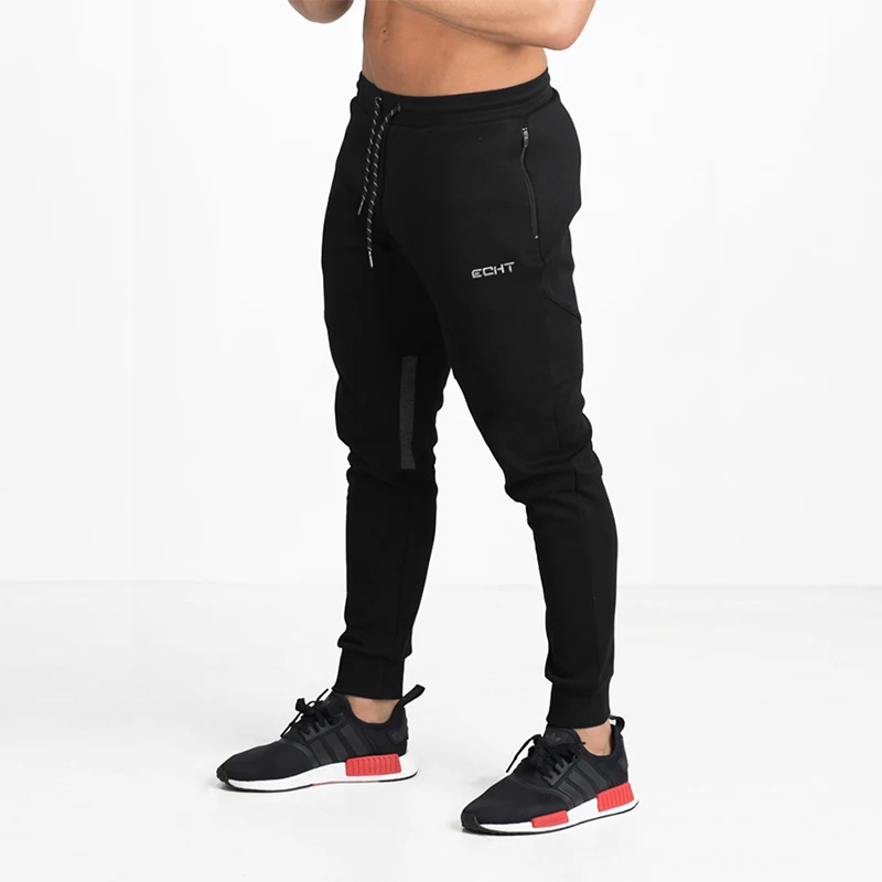 Для мужчин спортивные брюки 2019 повседневное эластичный хлопок s фитнес тренировки брюки для девочек узкие, пот мотобрюки Jogger