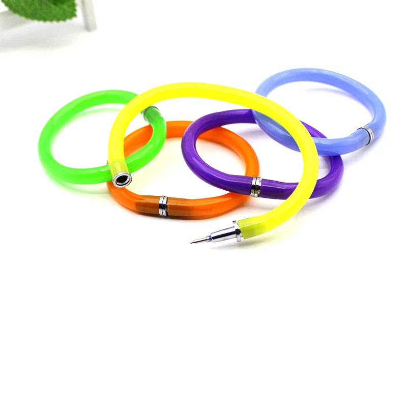 

0.7mm Qianqi Department Store Creative Cute Bracelet Wrist Wrist Bracelet Ballpoint Pen Office Gifts Office Stationery