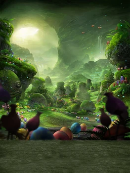 

Mountain Colorful Eggs Forest Photography Backgrounds Vinyl cloth Computer printed custom backdrops