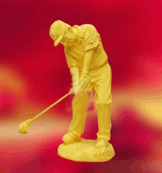 

Alluvial gold velvet decoration golf ball business gift gold crafts China Folk wholesale factory Arts outlets