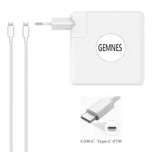 New 20.2V 4.3A 87W Power Adapter Charger USB-C Type C Cable for Macbook Pro 15 Inch