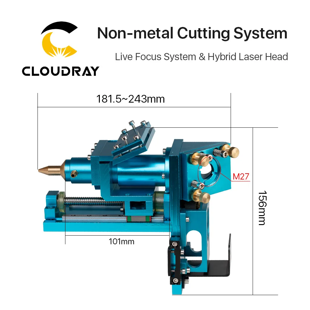 Cloudray Авто живого фокуса сенсор системы LFS-ANM-T43 Hybird лазерная головка драйвер для неметаллической фанеры древесины CO2 Резки