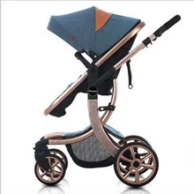 Baby Stroller 4 Colors Choosing Kids Stroller For 0-3 Years Aluminum Folding stroller baby 25kg