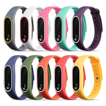 

Gosear 10 PCS Silicone Replacement Wristband Strap Bracelet Band for Xiaomi Xiomi Xiao Mi Band Miband 2 II Band2 Accessories