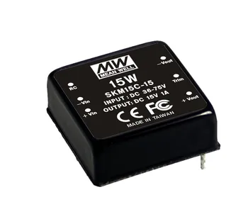 

[PowerNex] MEAN WELL original SKM15B-15 15V 1000mA meanwell SKM15 15V 15W DC-DC Regulated Single Output Converter