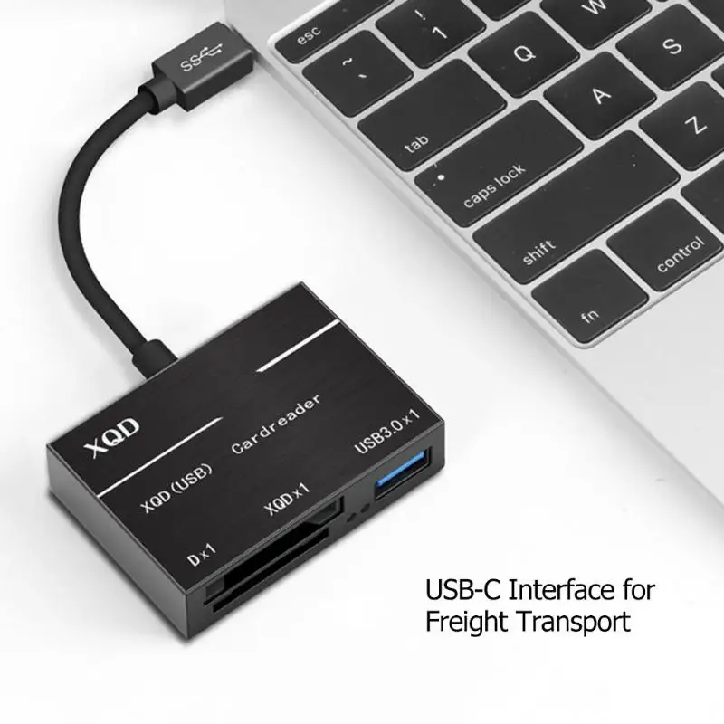 4 Порты USB3.0 HUB устройство чтения карт памяти адаптер Тип C XQD высокоскоростная карта 500 МБ/с. Портативный постоянного тока в постоянный преобразователи для Laoptop компьютер