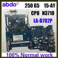 Abdo Процессор N3710 DDR3 BDL50 LA-D702P материнская плата hp 250 G5 15-AY 854943-001 854943-601 Тетрадь материнская плата Тесты работы