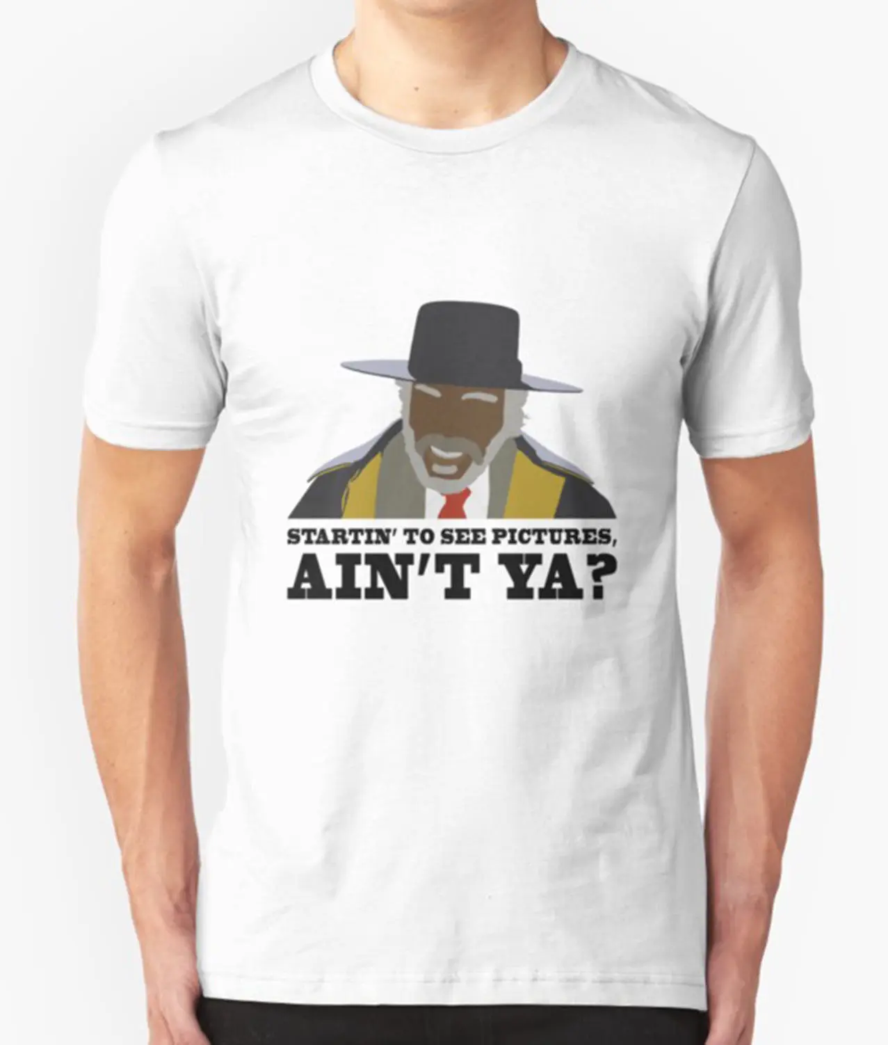 STARTING TO SEE PICTURES A'INT YA T SHIRT THE HATEFUL EIGHT MOVIE FILM | Мужская одежда