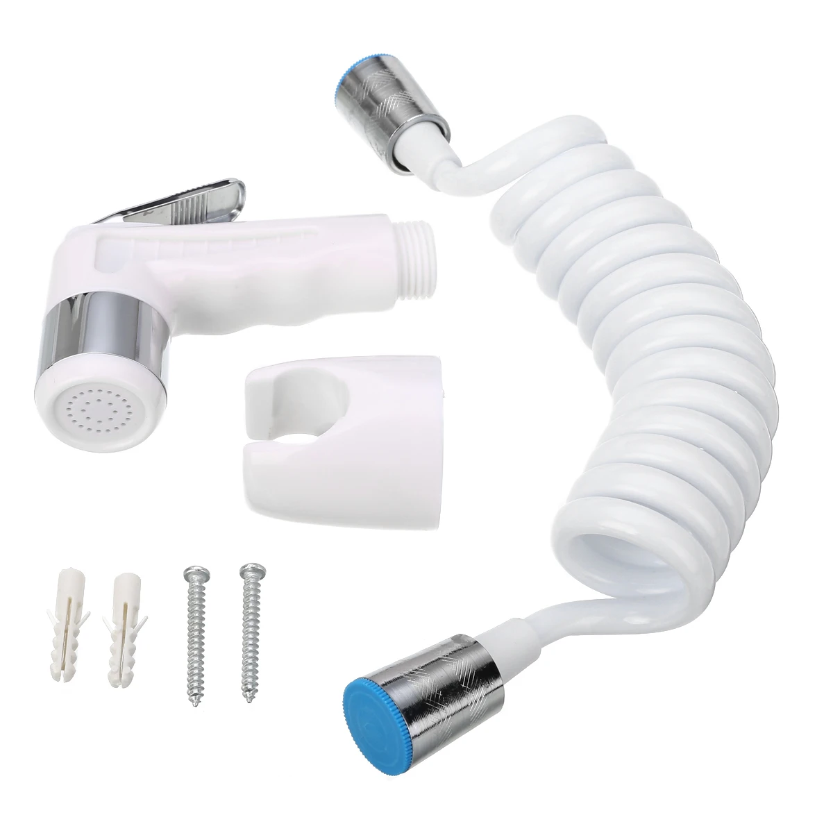ABS Toilet Bidet Tap Set with Hose Bracket Handheld Hygienic Shower Portable Bidet Sprayer Gun Home Hand Held Spray