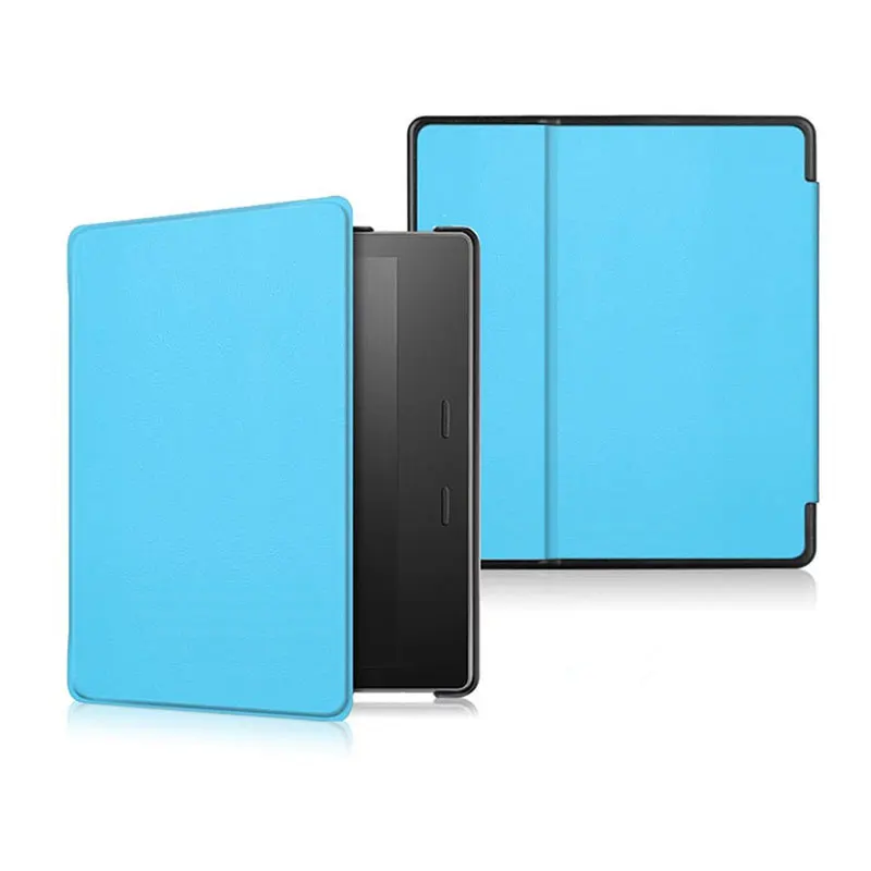 Capa Fina para Kindle Oasis Casca Dura de pc Ultra-fina Estojo E-reader com Capa Flip Feita de Couro Sintético2023 - Imagem 4