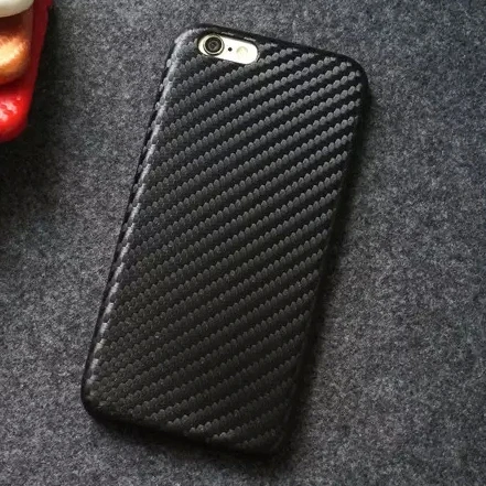 0 7mm ultra thin 3d con textura de fibra de carbono case para iphone fibra de carbono textura