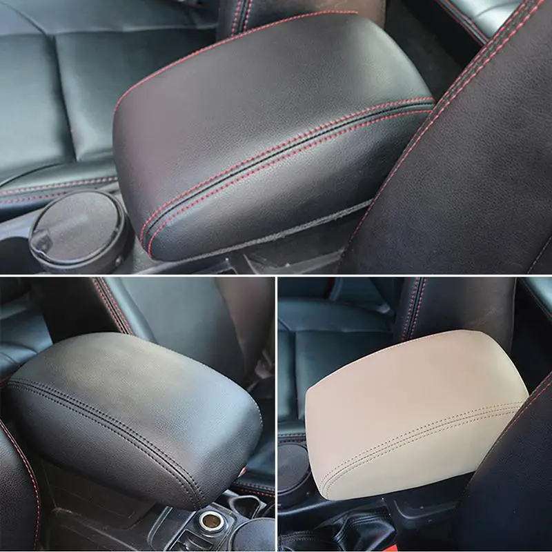 

1PCS High Quality Auto Vehicle Central Armrest Box Protection Leather Case For 2016 2017 2018 VW Tiguan L