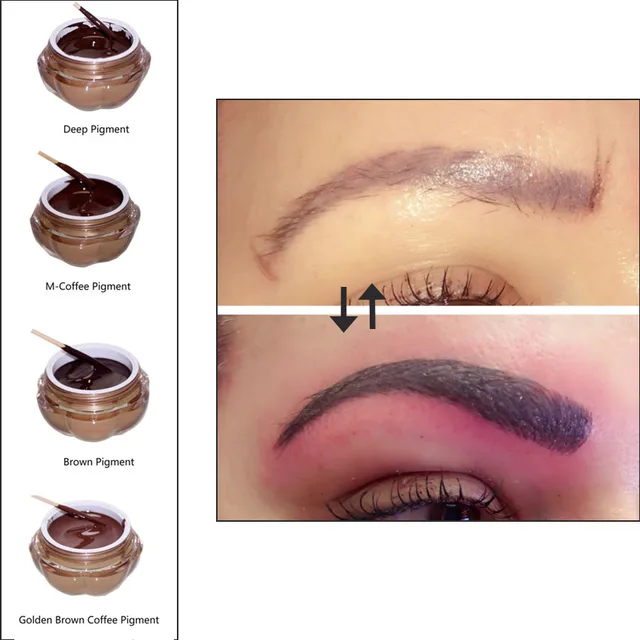 Tattoo Pigment Inks Professional Permanent Makeup Eyebrow Lip Tattoo