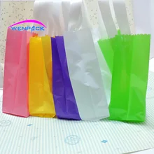 custom printed logo gift plastic bag/customized handle shopping bag and packaging bag/30x35x8cm