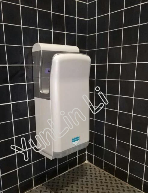 Двухсторонняя воздушно-моментальная сушилка для рук Бытовая и туалетная двухмоторная сушилка Полностью Автоматическая Индукционная ручная сушка Водонепроницаемая M-6667