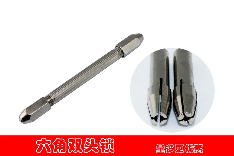 

Hexagon double head lock mouth engraving needle holder