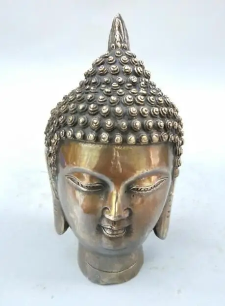 

Китайский ручной работы из чистой латуни статуя Будды Шакьямуни